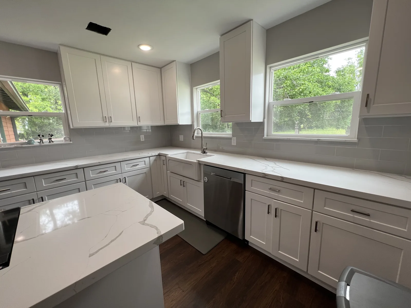 Window and door installation on a Pearland, TX home by Texan Home Additions