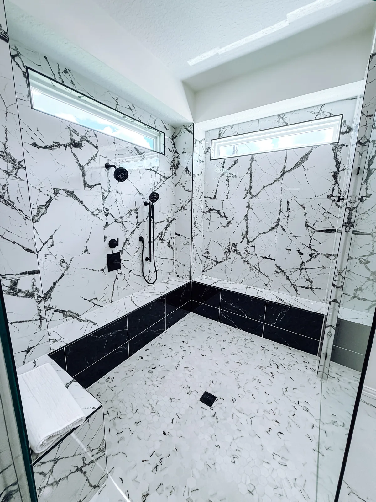 Bathroom remodel during a full home renovation in Manvel, TX