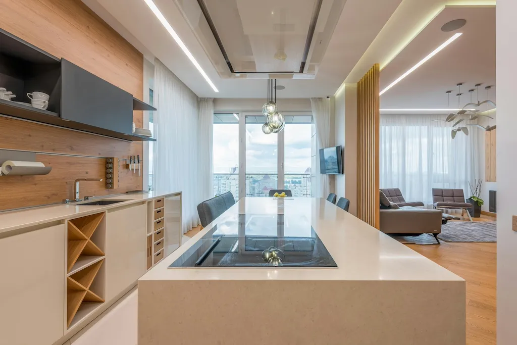 Home renovation with a considered color palette