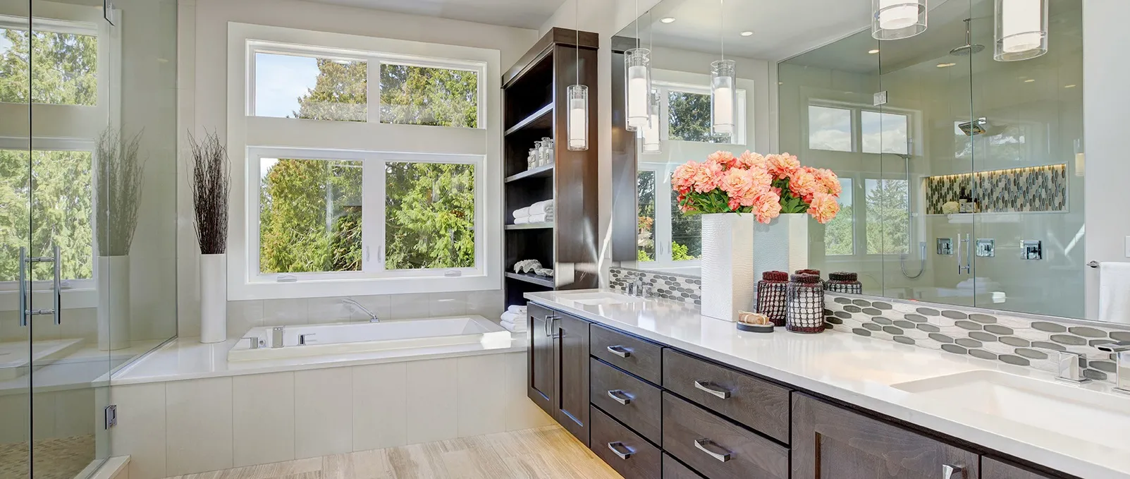 Luxury bathroom remodel by Texan Home Additions in Manvel, TX