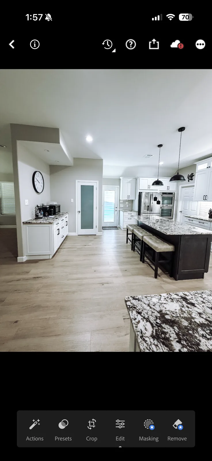 Open-concept kitchen renovation for a Manvel, TX home