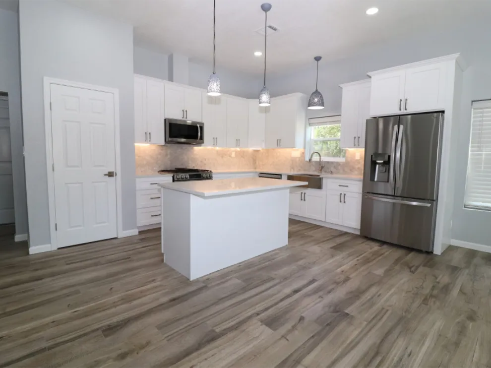 Barndominium kitchen in Manvel TX