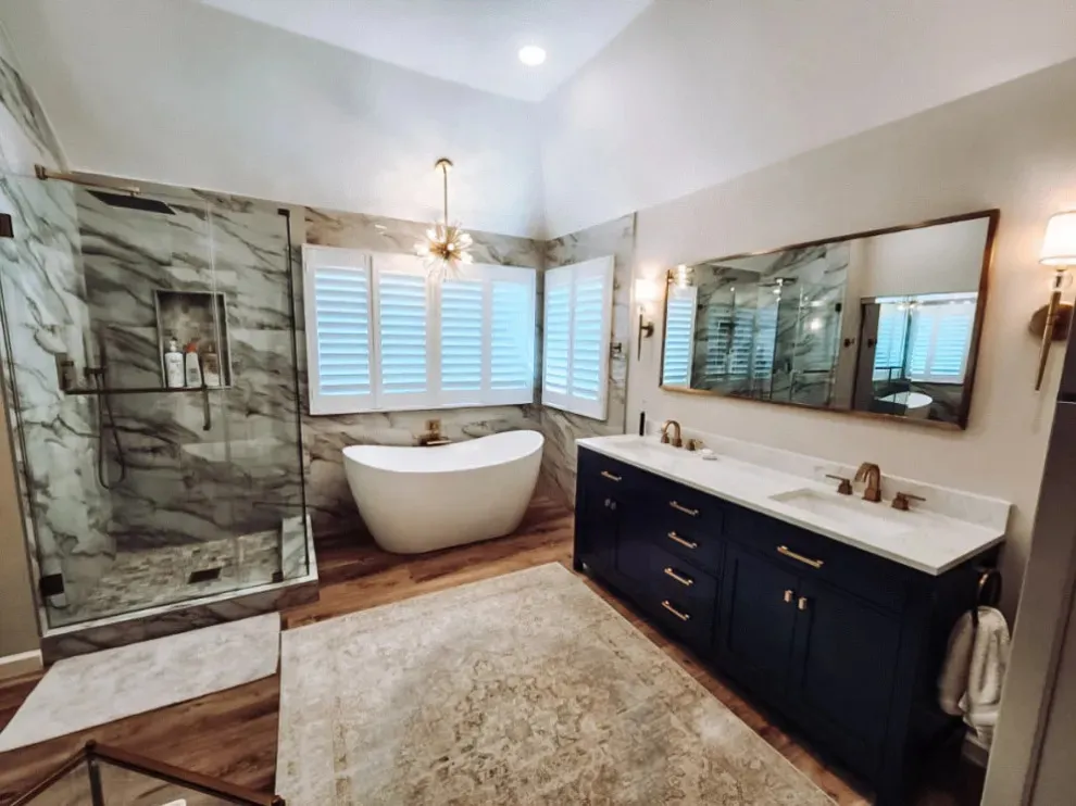 Primary bathroom remodel in Houston TX