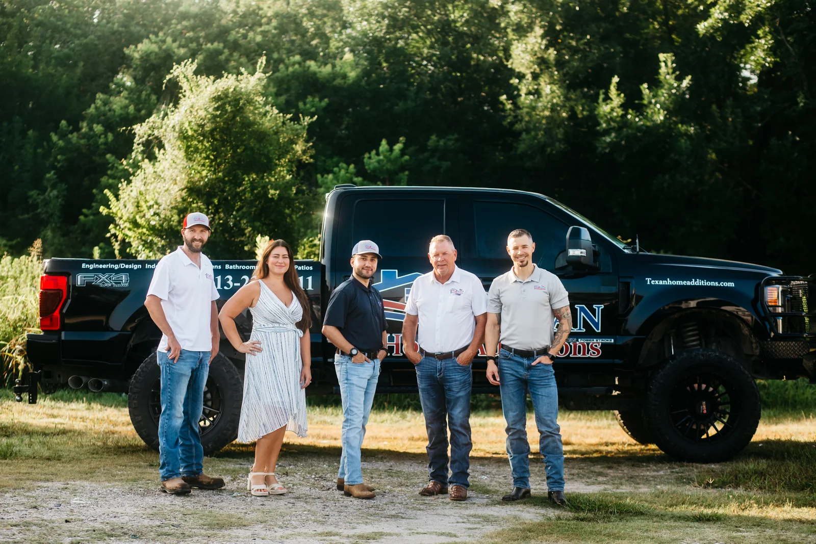 The family-owned Texan Home Additions team in Manvel, TX